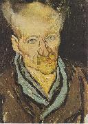 Portrait of a patient at the Hospital Saint-Paul Vincent Van Gogh